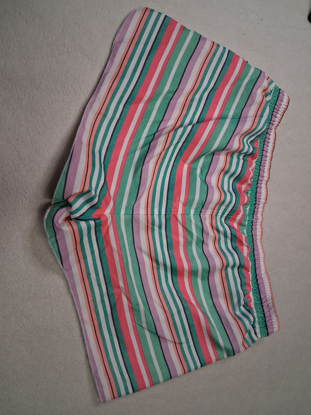 Old Navy Striped Athletic Shorts - Pink, Green & Purple